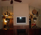 Mirror with Shelves
